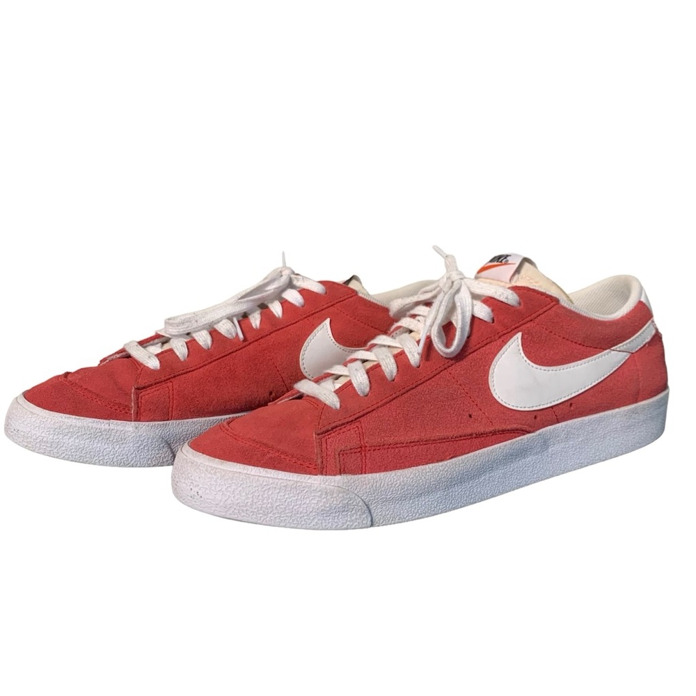 Nike Blazer Low 77 Vintage University Red White Mens 12.5 DA7254-600 Sneakers
